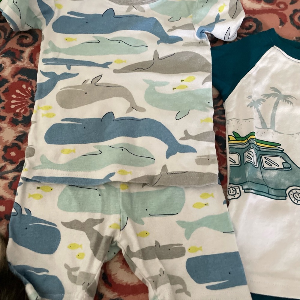 Carters toddler 2T summer cotton pajamas.